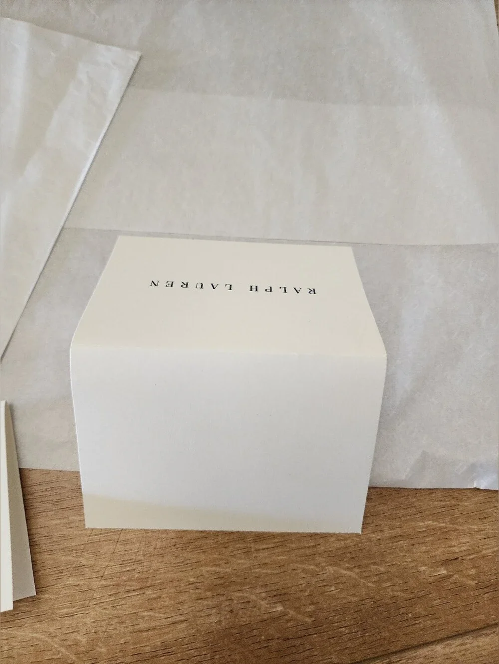RARE Lot Of 6 NEW Ralph Lauren 3 THANK YOU CARD + 3 All Over Logo Tissue Paper